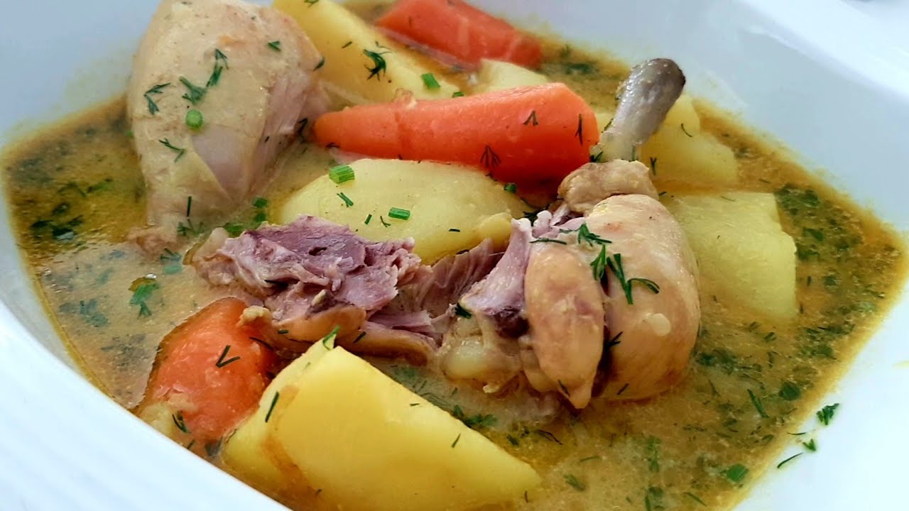 Я всегда делаю эту вареную курицу со здоровыми овощами