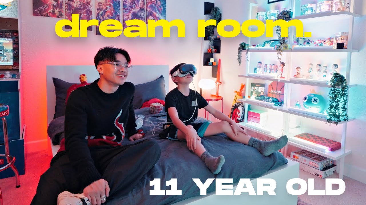 Building My 11 Year Old Brother’s DREAM Room.