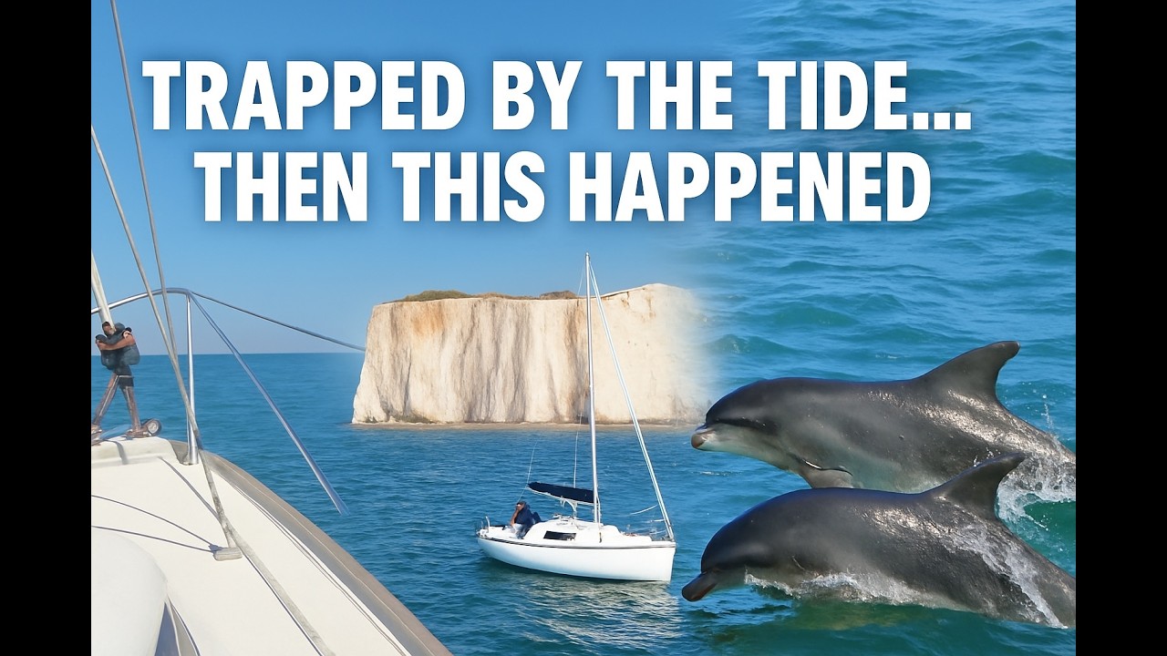 Dolphins, Sunset & Seabass   Our Best Sail Yet!
