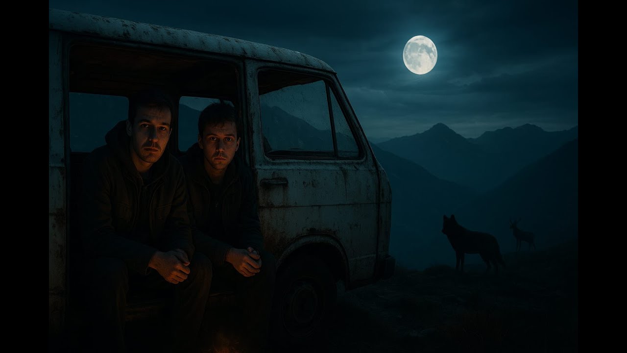 Izolati intr-un microbuz abandonat pe varful muntelui