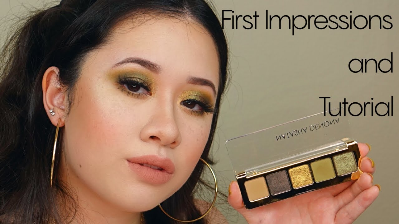 Natasha Denona Mini Gold Eyeshadow Palette: First Impressions and Tutorial | Valentina Truong