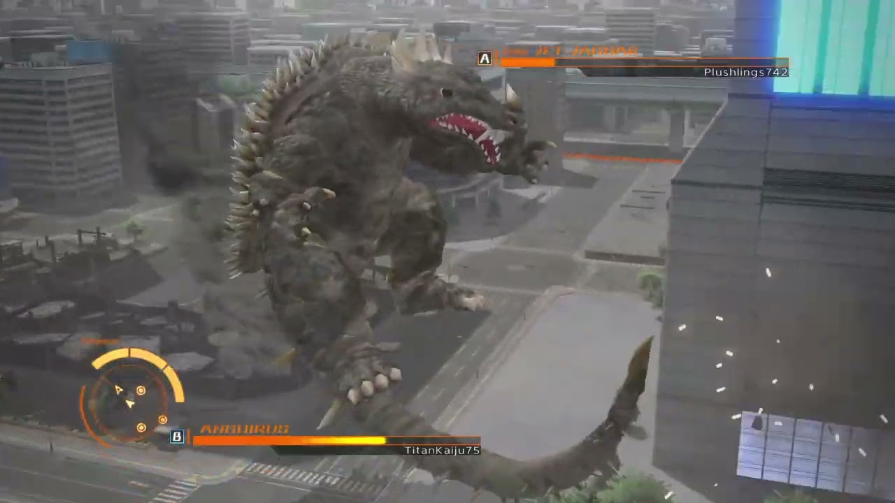 Godzilla (PS4) Online VS: Anguirus vs. Jet-Jaguar