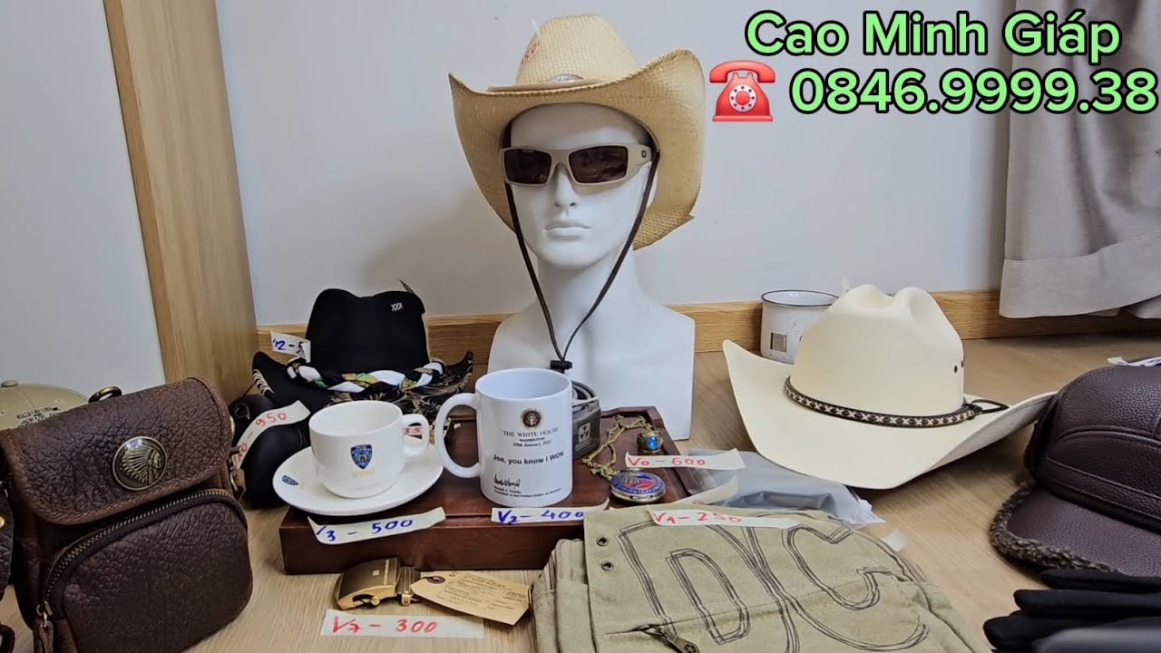[02/02/2026] ĐỒ LÍNH MỸ: MẶT KHÓA US, NÓN CAO BỒI PANAMA, TÚI DA THỔ DÂN, CỐC US,L..LH: 0846.9999.38