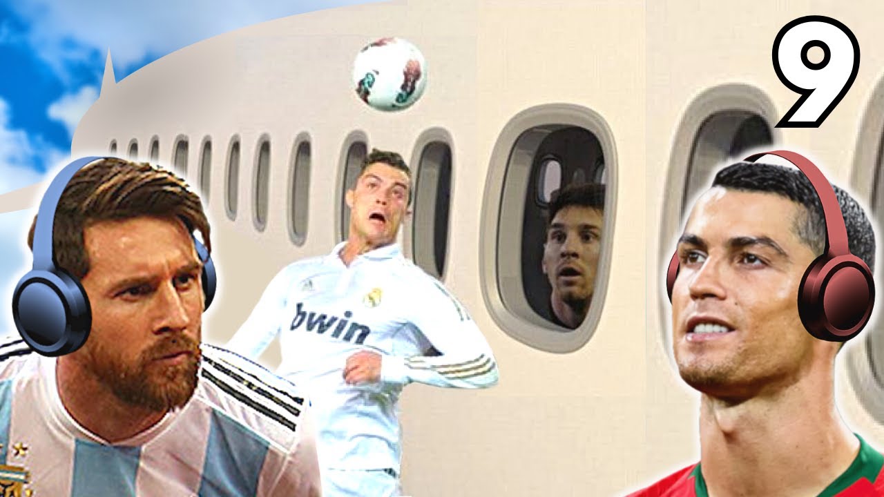 Messi & Ronaldo React To Funny Clips 9!