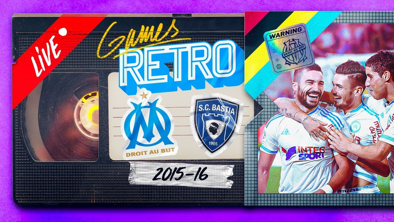 OM 4-1 Bastia Le match en intégralité saison 15/16 🔥