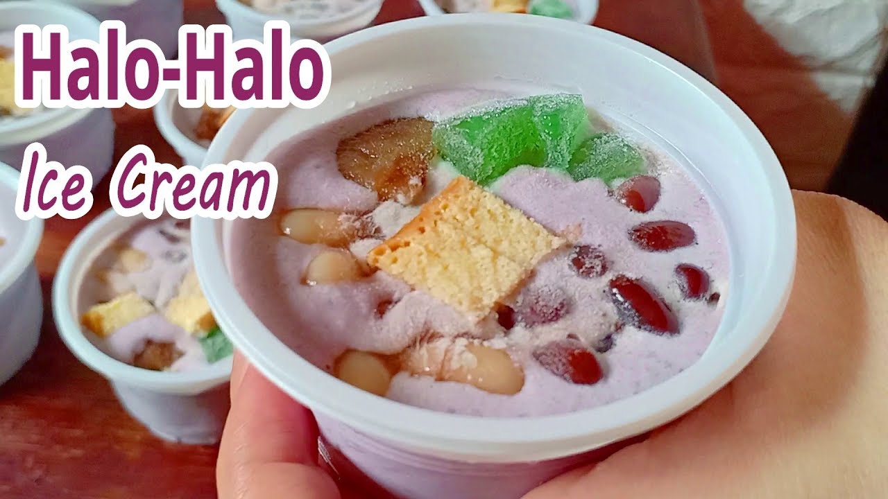 Halo Halo Ice Cream Recipe | Homemade Ice Cream