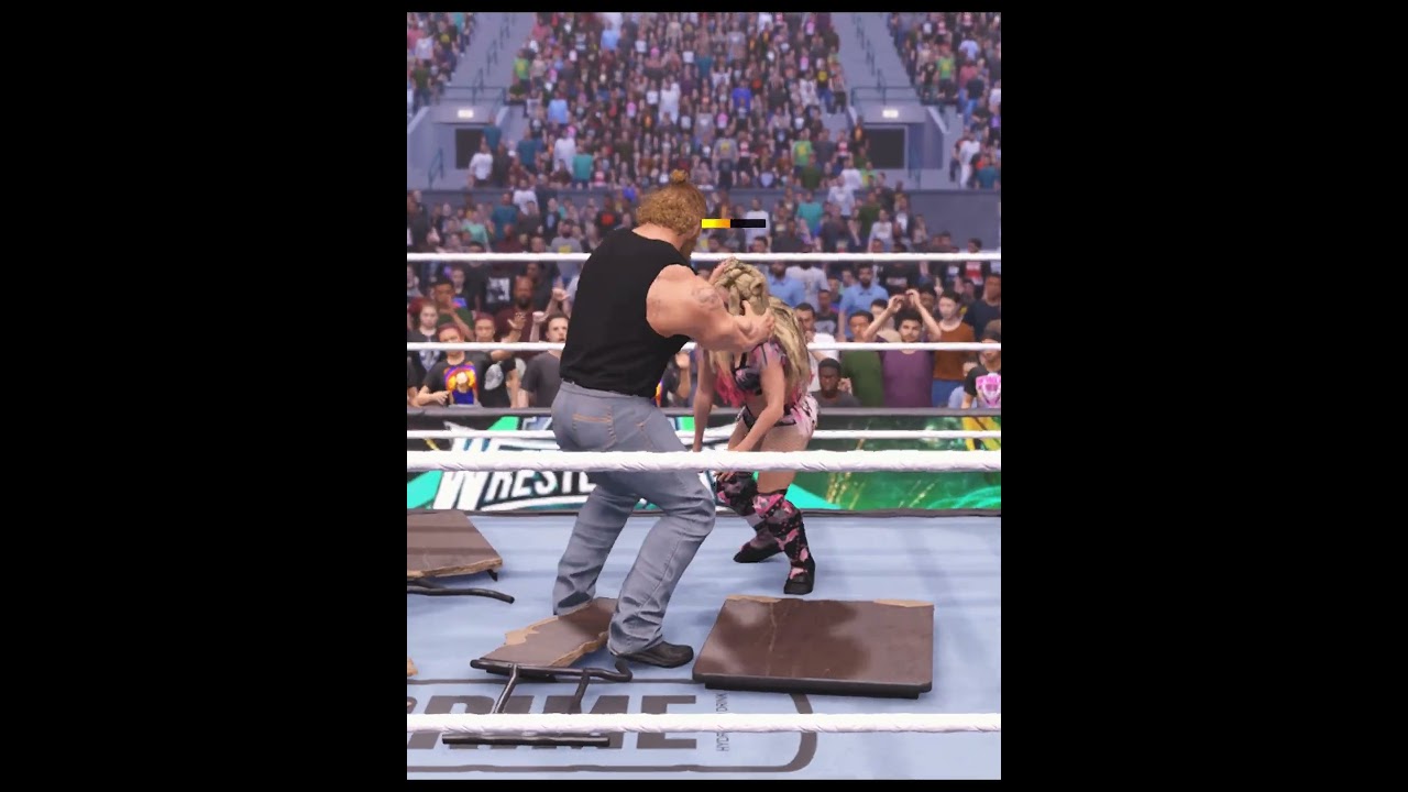Brock Lesnar German Suplex Through the Fire Table Destroys Alexa Bliss | WWE Extreme Highlight