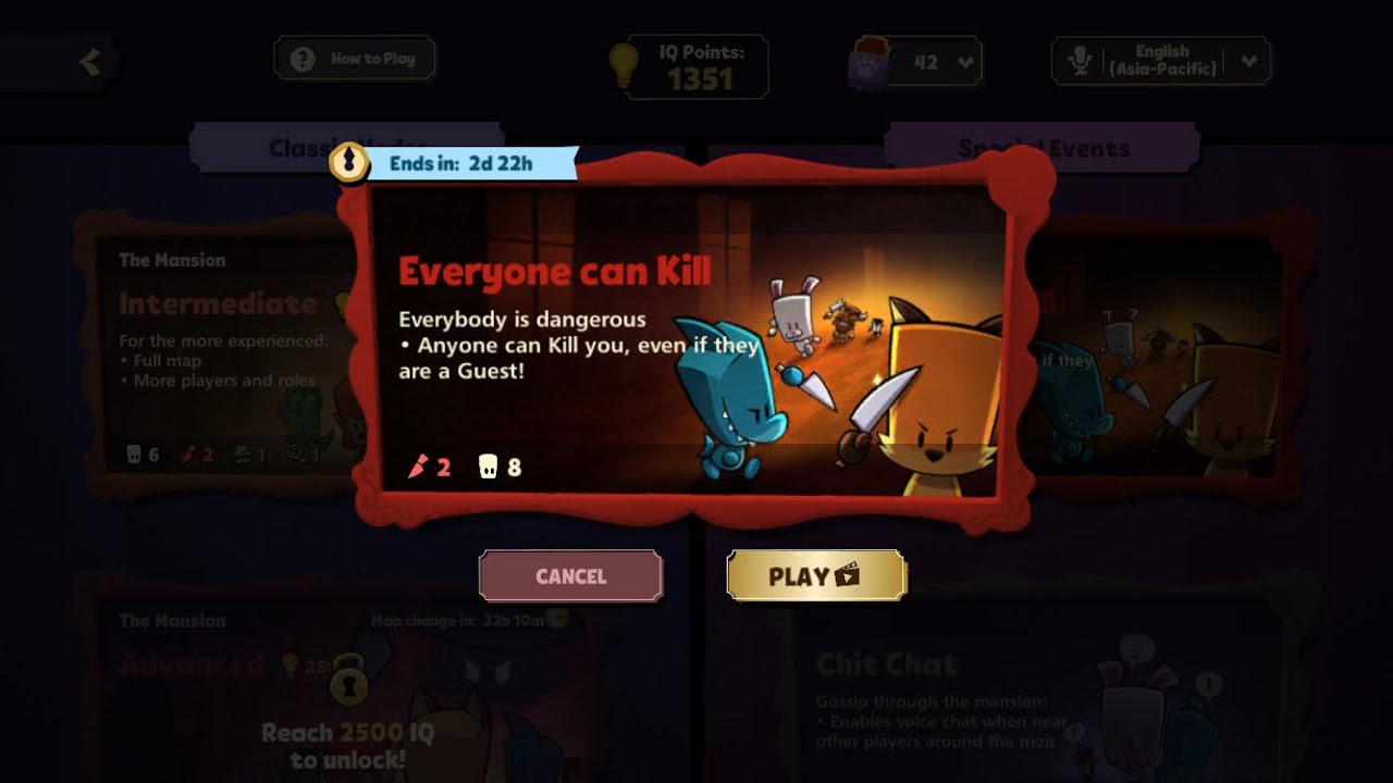 Everyone can Kill || Funny Mode || Suspects: Mystery Mansion