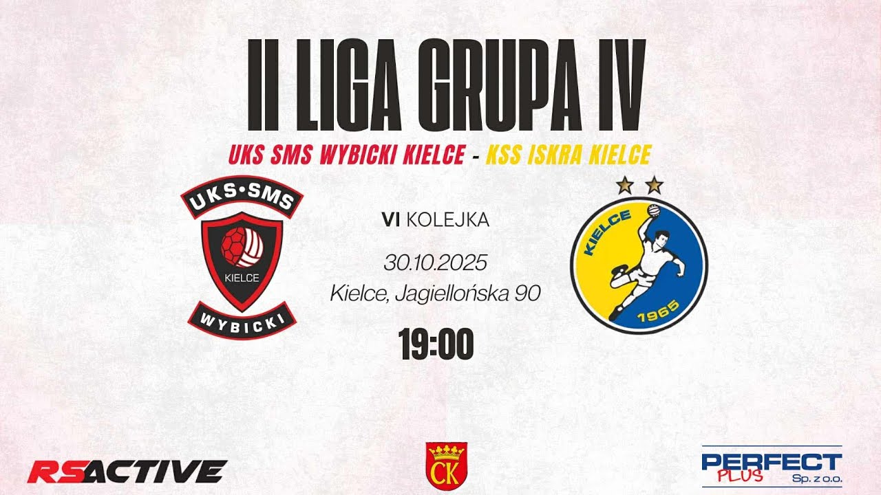 II liga piłka ręczna UKS SMS Wybicki Kielce II - KSS Iskra Kielce