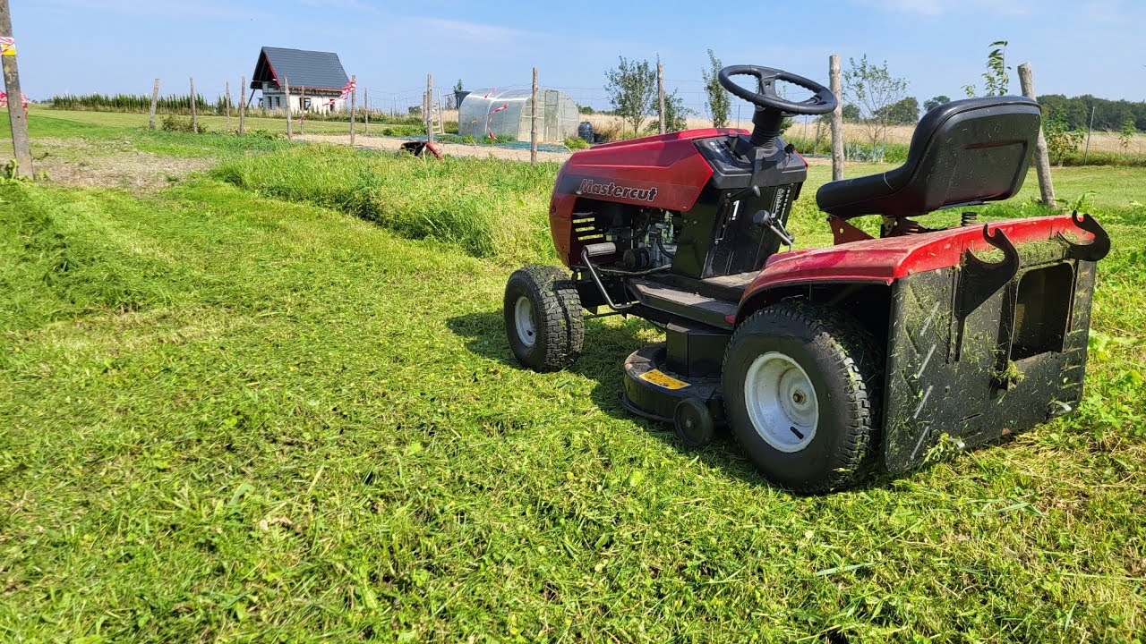 Zmiana silnika kosiarki traktorka TECUMSEH formula na nowy Loncin.