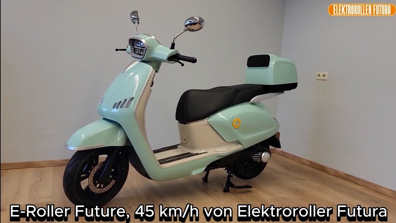 Weltneuheit E-Roller Future 45 km/h alle Details 3000 Watt  72V/30Ah LiAkku von Elektroroller Futura