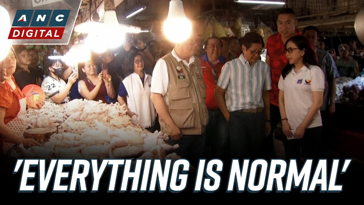 WATCH: Marcos joins DTI, DA chiefs in San Juan to monitor rising prices after consecutive oil hikes