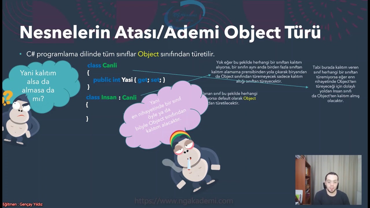 Nesne Tabanlı Programlama #18 - Inheritance(Kalıtım) Nedir? 3. Bölüm