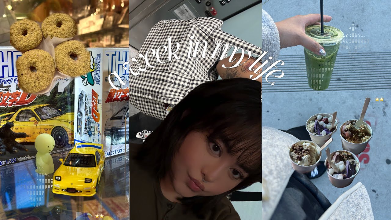 a week in my life vlog ⟡ ݁₊ . | hangouts, tattoo, food 