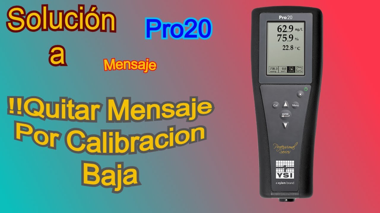 Como reparar Pro20 Por calibracion baja#acuicultura #tecnologia