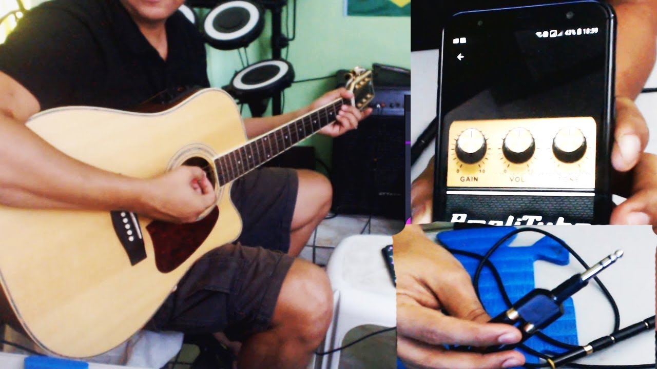 Como transformar celular em pedal de efeitos PARA VIOLÃO (IRIG CASEIRO)
