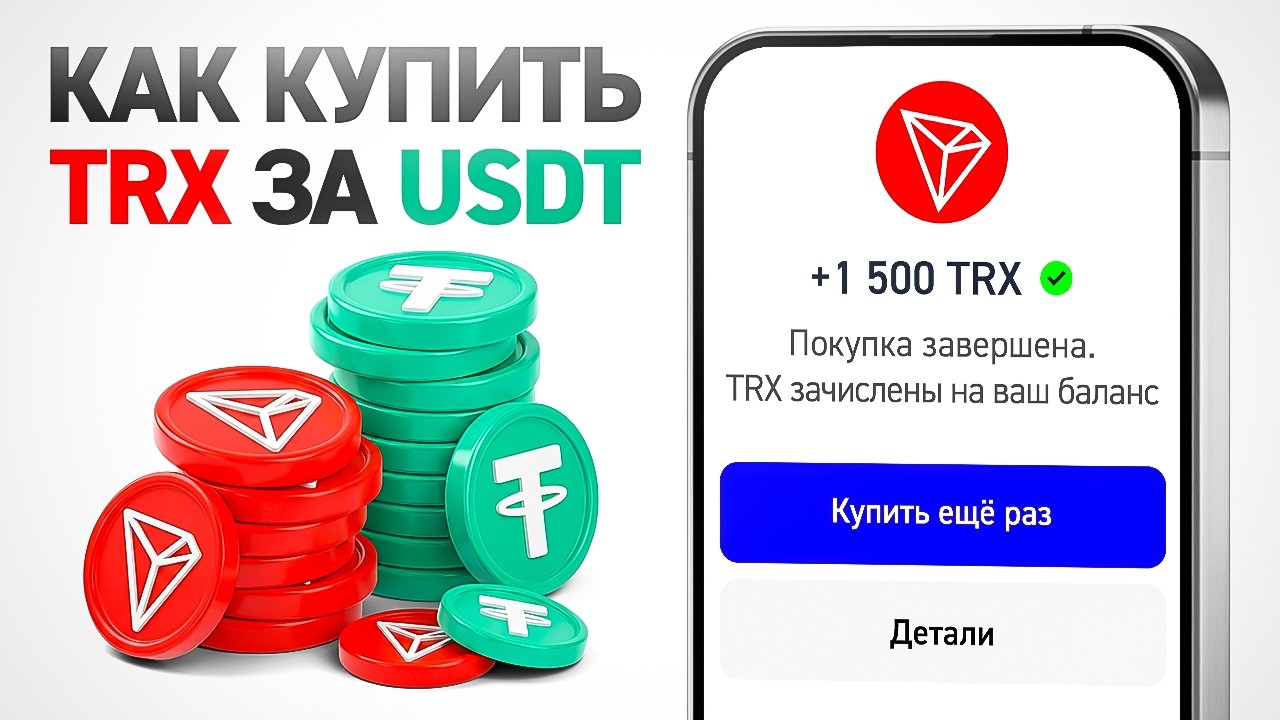 Как Пополнить TRX В Tronlink Или Trust Wallet Для Оплаты Комиссии За Переводы ( Купить ТРХ За ЮСДТ )