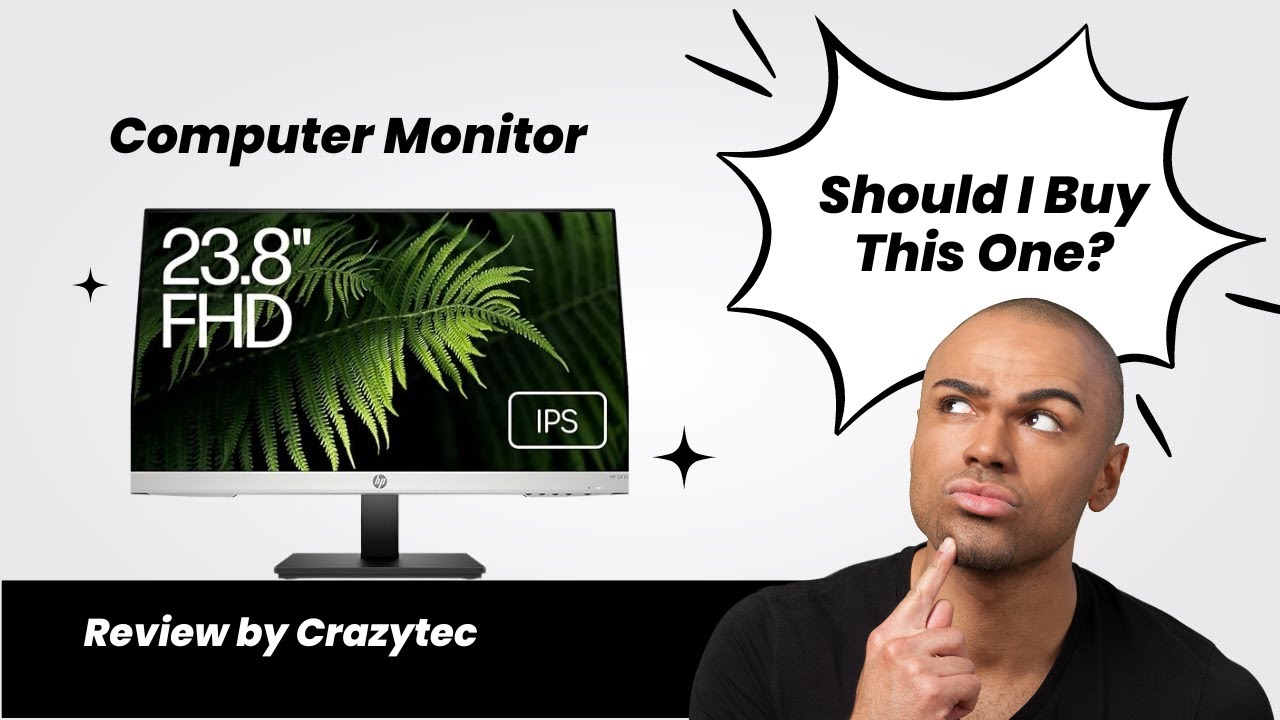 HP 24mh FHD Computer Monitor | Crazytec