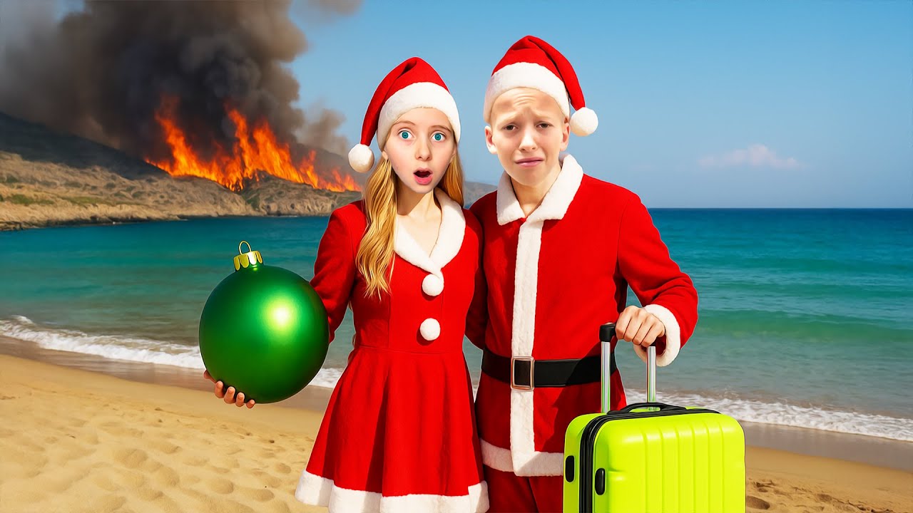 🔥 INCENDIU la filmări 😱 Making Of Iarna asta e pe plajă 🎄🌴