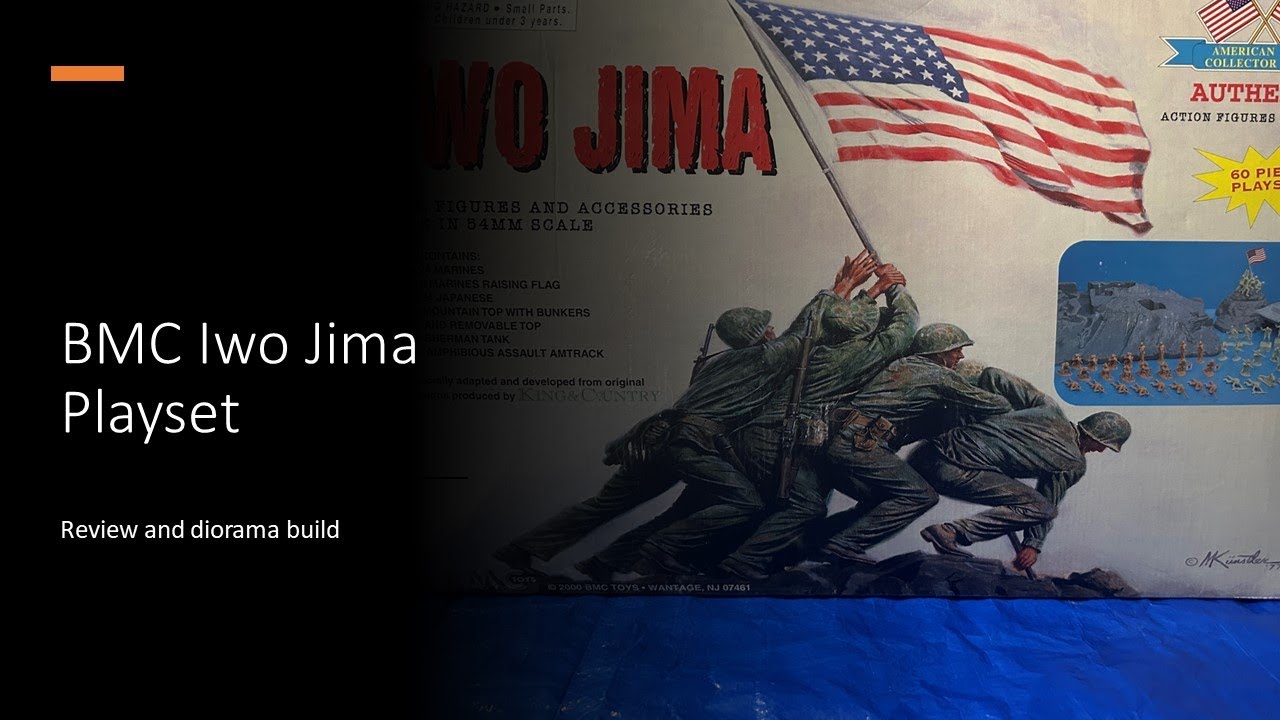 BMC Iwo Jima playset review and diorama build (1/32 scale)