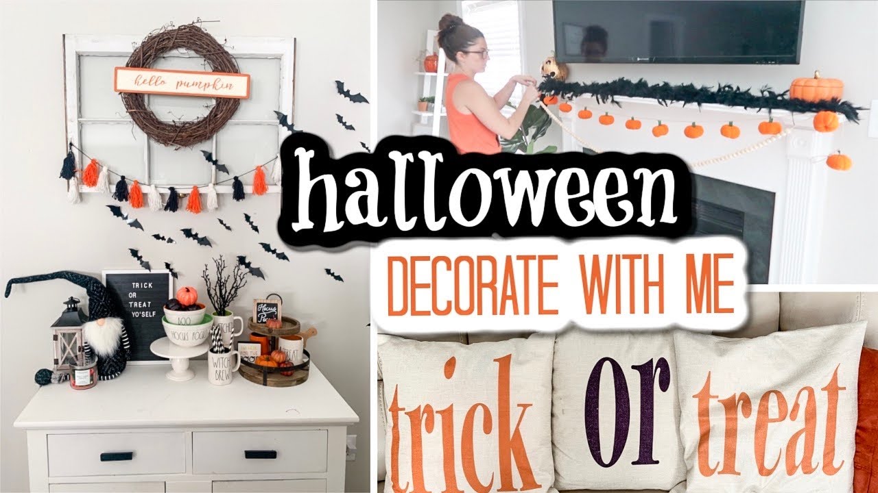 Halloween Decorate With Me 2020 | Halloween House Tour | Halloween Decor DIY Ideas