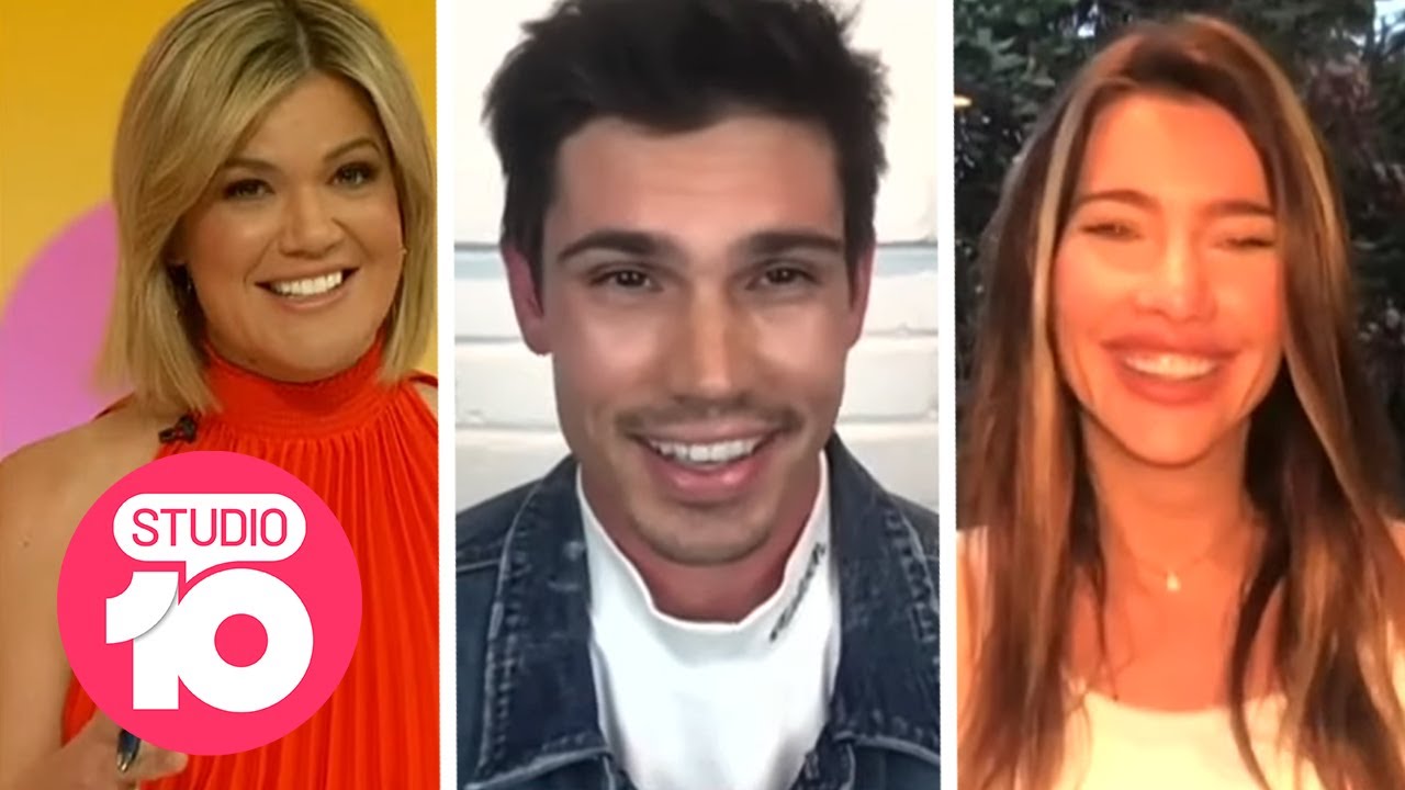 'The Bold And The Beautiful' Stars Jacqueline MacInness Wood And Tanner Novlan | Studio 10