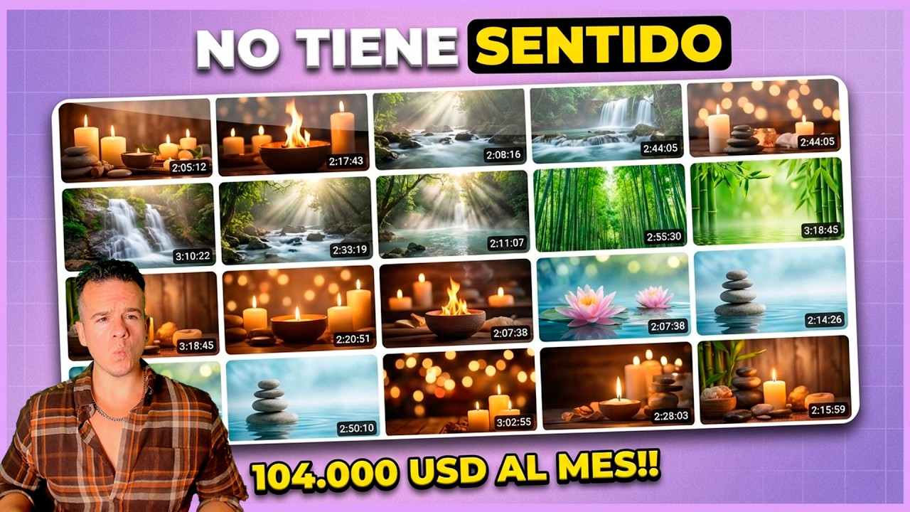 Los canales de MÚSICA RELAJANE con IA se están FORRANDO en YOUTUBE