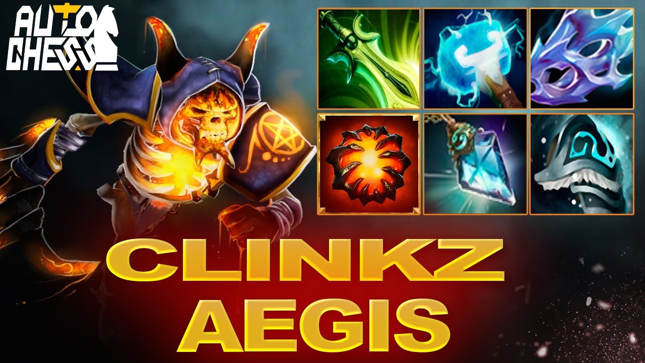 Dota Auto Chess Clinkz with Aegis (New Patch)
