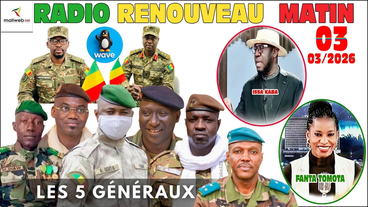 LE MATINAL DE LA RADIO RENOUVEAU FM du 03 Mars 2026