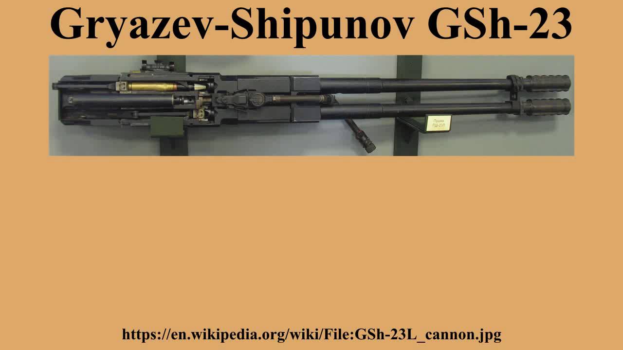 Gryazev-Shipunov GSh-23