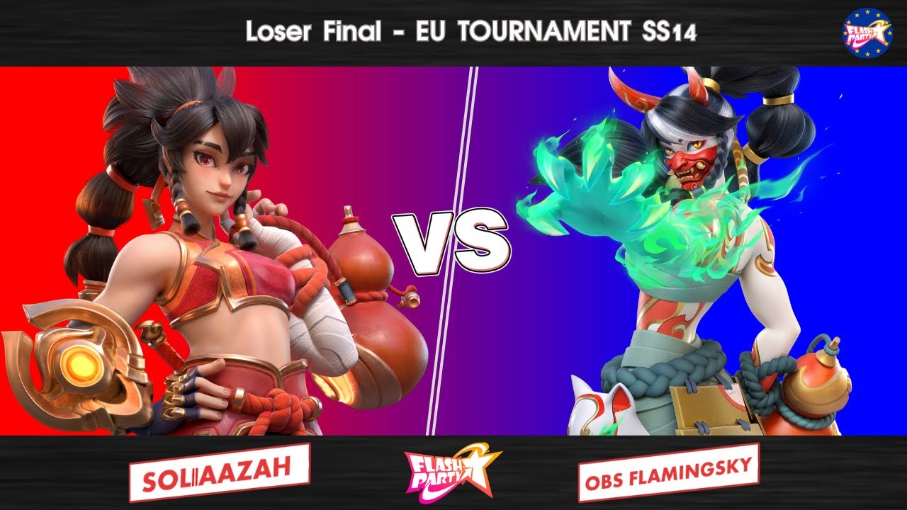 Flash Party EU SS14 Loser Final - SOL Aazah VS OBS FlamingSky