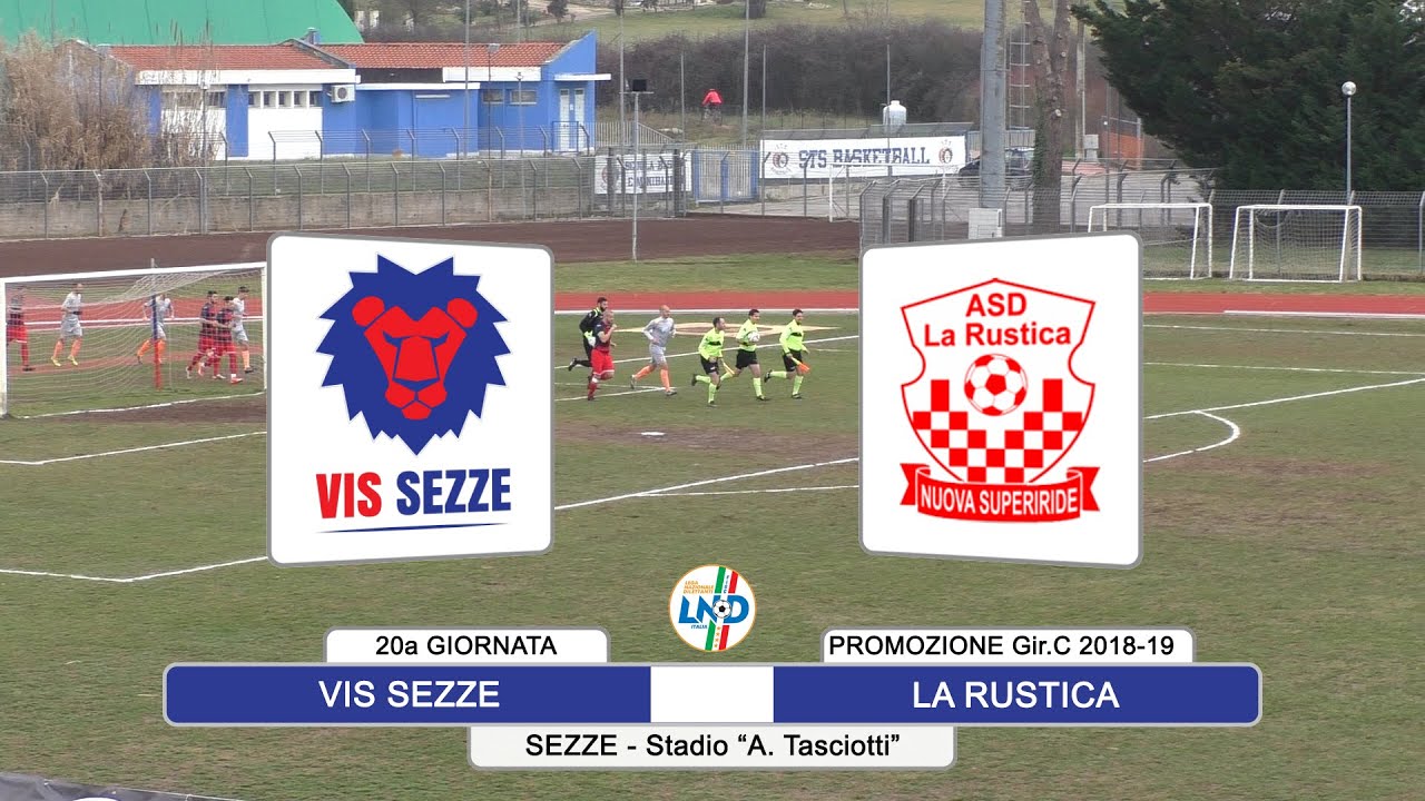 Calcio: Vis Sezze vs La Rustica - highlights e interviste
