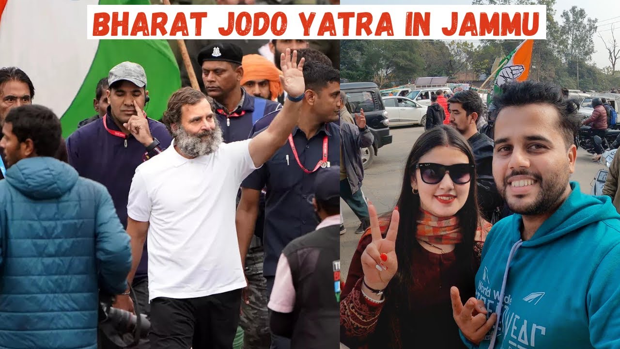 Bharat Jodo Yatra In Jammu J&K | We Met Rahul Gandhi | Vlog