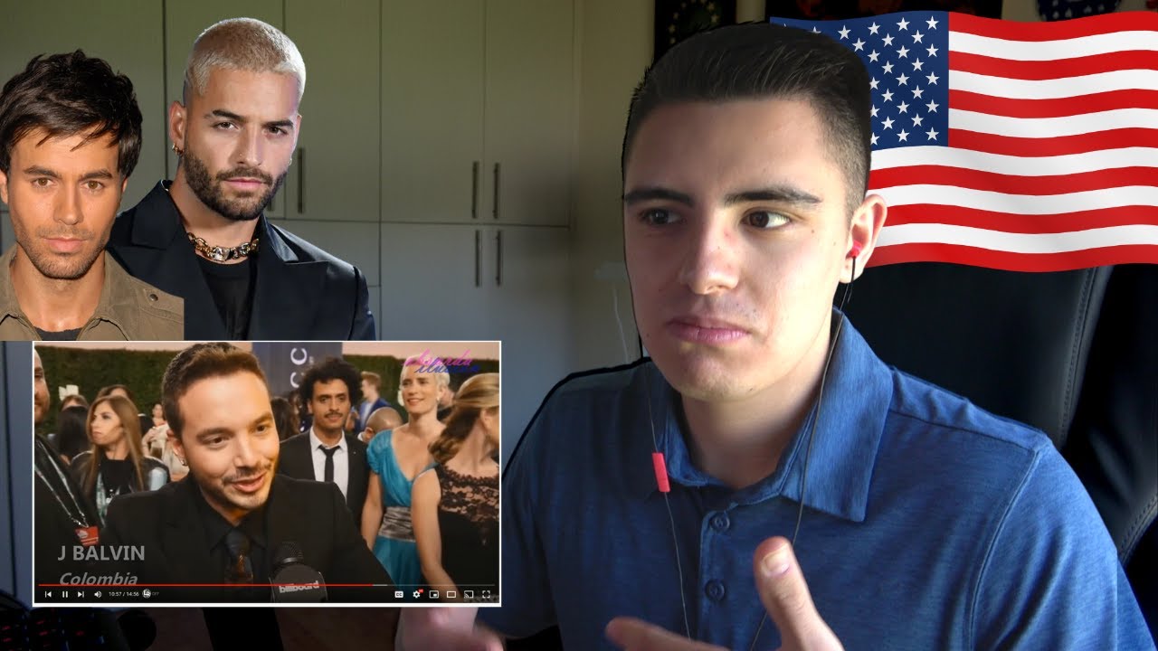 Qué famoso latino habla MEJOR inglés? / Americano reacciona