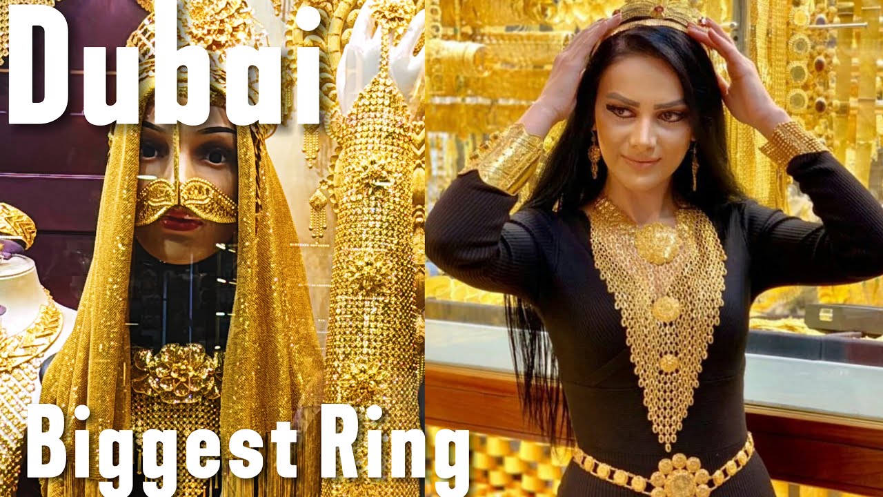 Exploring the World’s Biggest Gold Ring! | Dubai Gold Souq Walking Tour & Jewelry Shopping