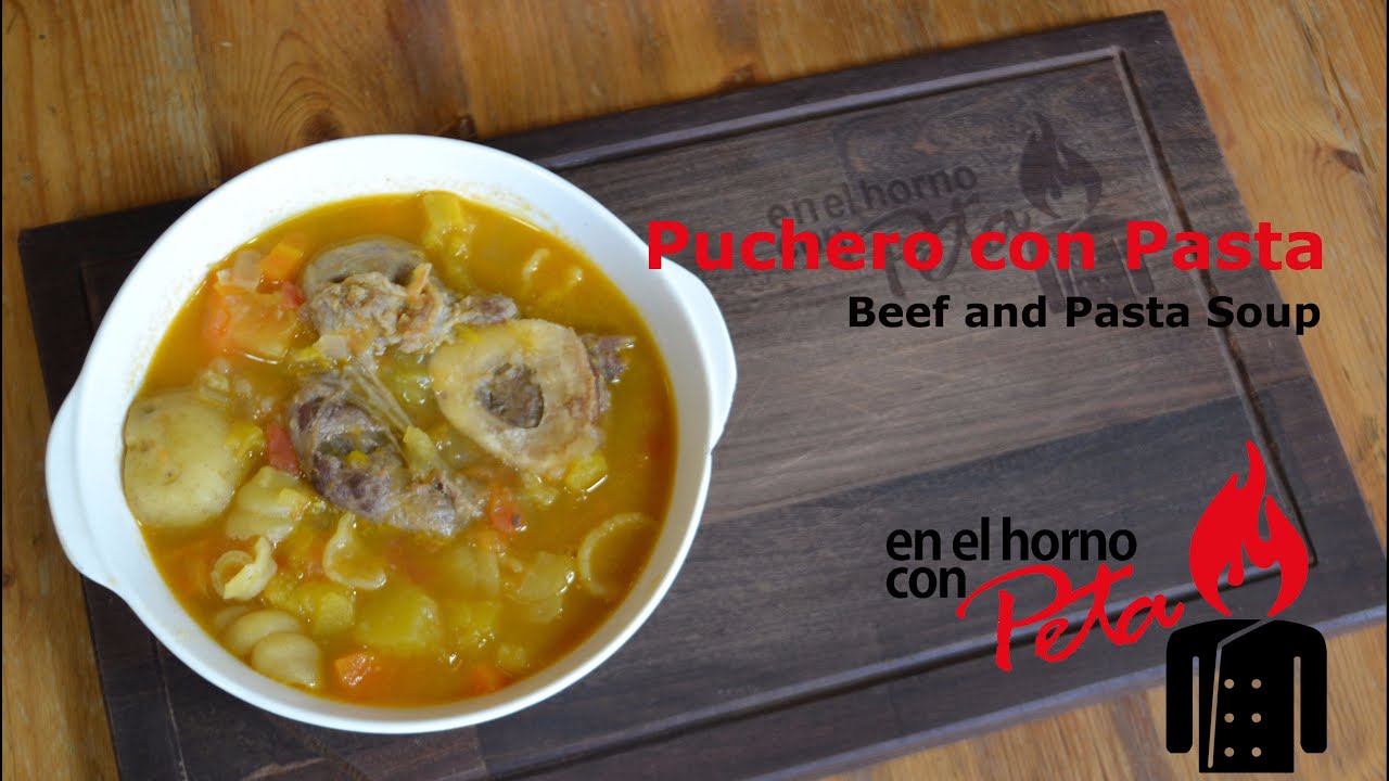 Puchero - Receta de Peta con Fideos