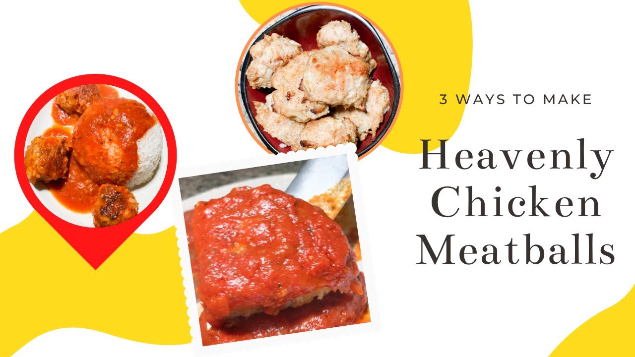 [Arabic -عربي] Chicken Meatballs - 3 Different Ways - Easy Recipe كفتة بالصلصه (ايطالي) - ميت بولز