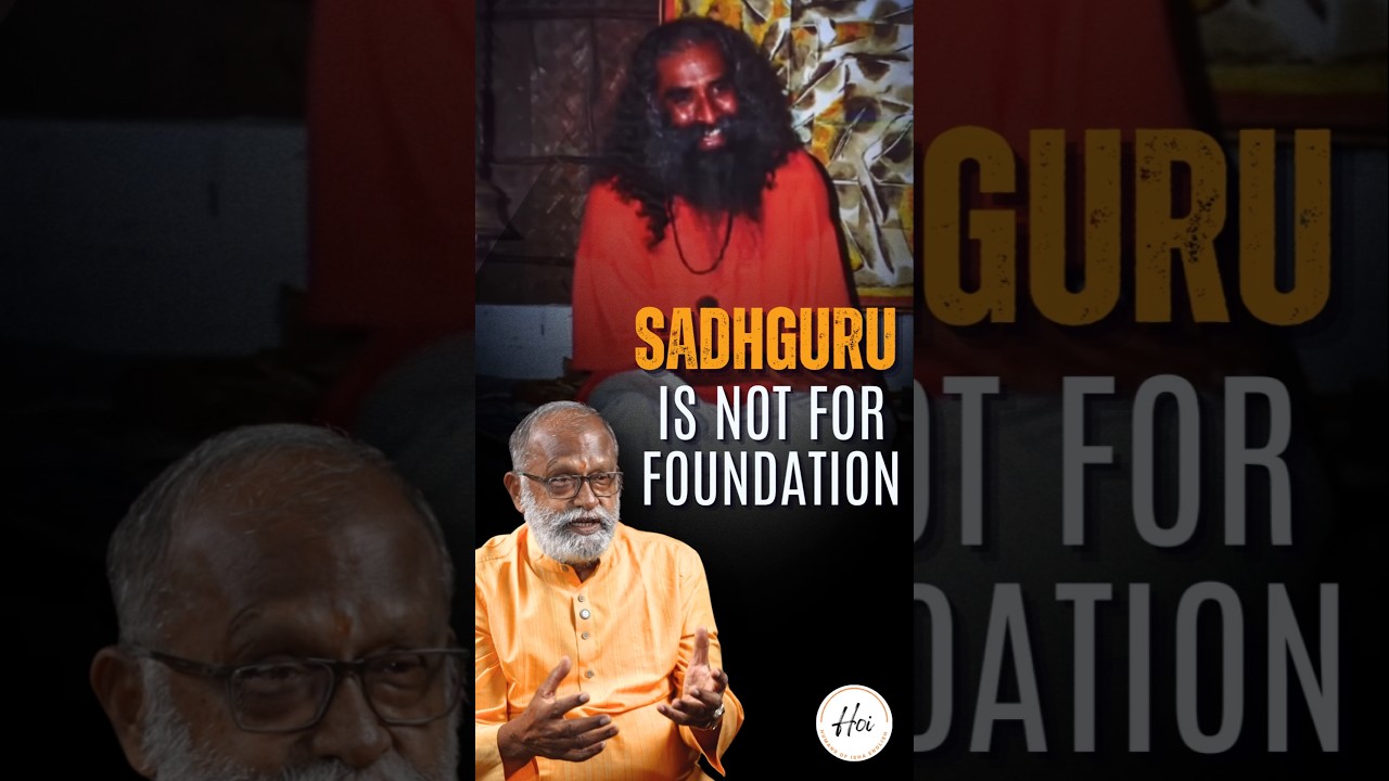Sadhguru is not for foundation! #sadhguru #isha #foundation