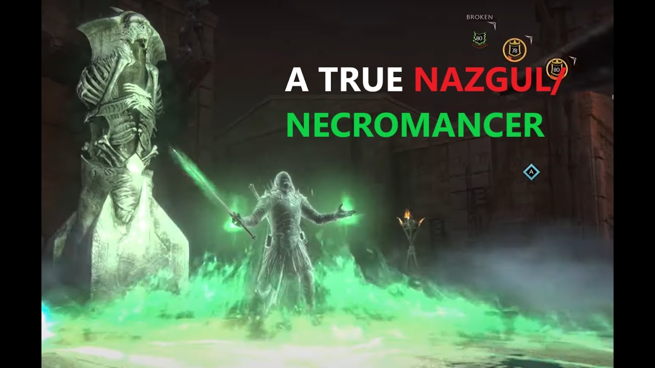 Shadow of War MOST OP FOLLOWER BEST BUILD! BECOME A TRUE NAZGUL! UNDEAD ARMY & NECROMANCERS!