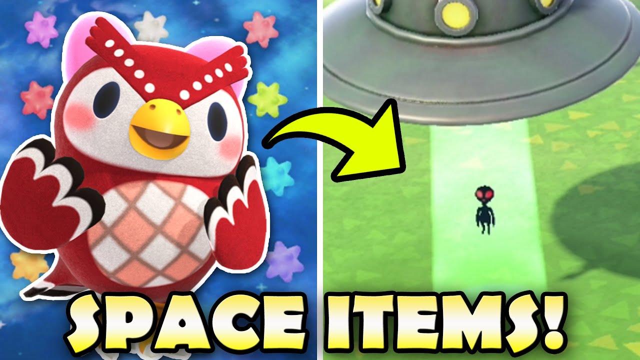 🚀 ALL SPACE ITEMS In Animal Crossing New Horizons & How To Get Them!