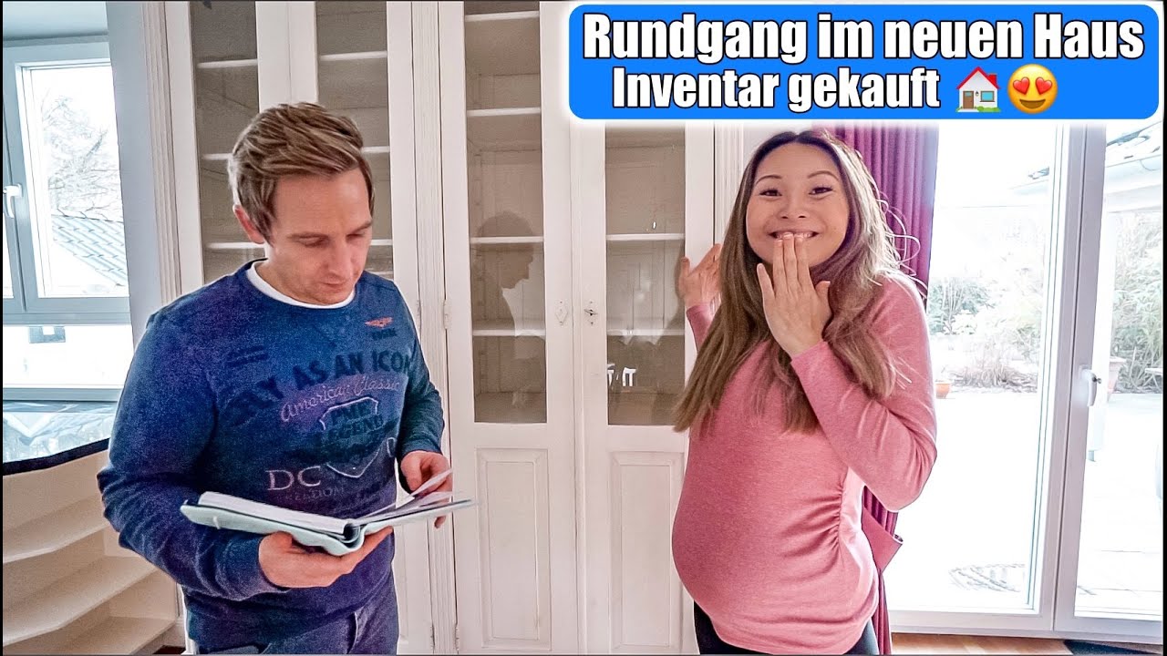 Rundgang im NEUEN HAUS 😍 Roomtour & Inventar! Was behalten wir? 16 Tage bis zum Umzug! Mamiseelen