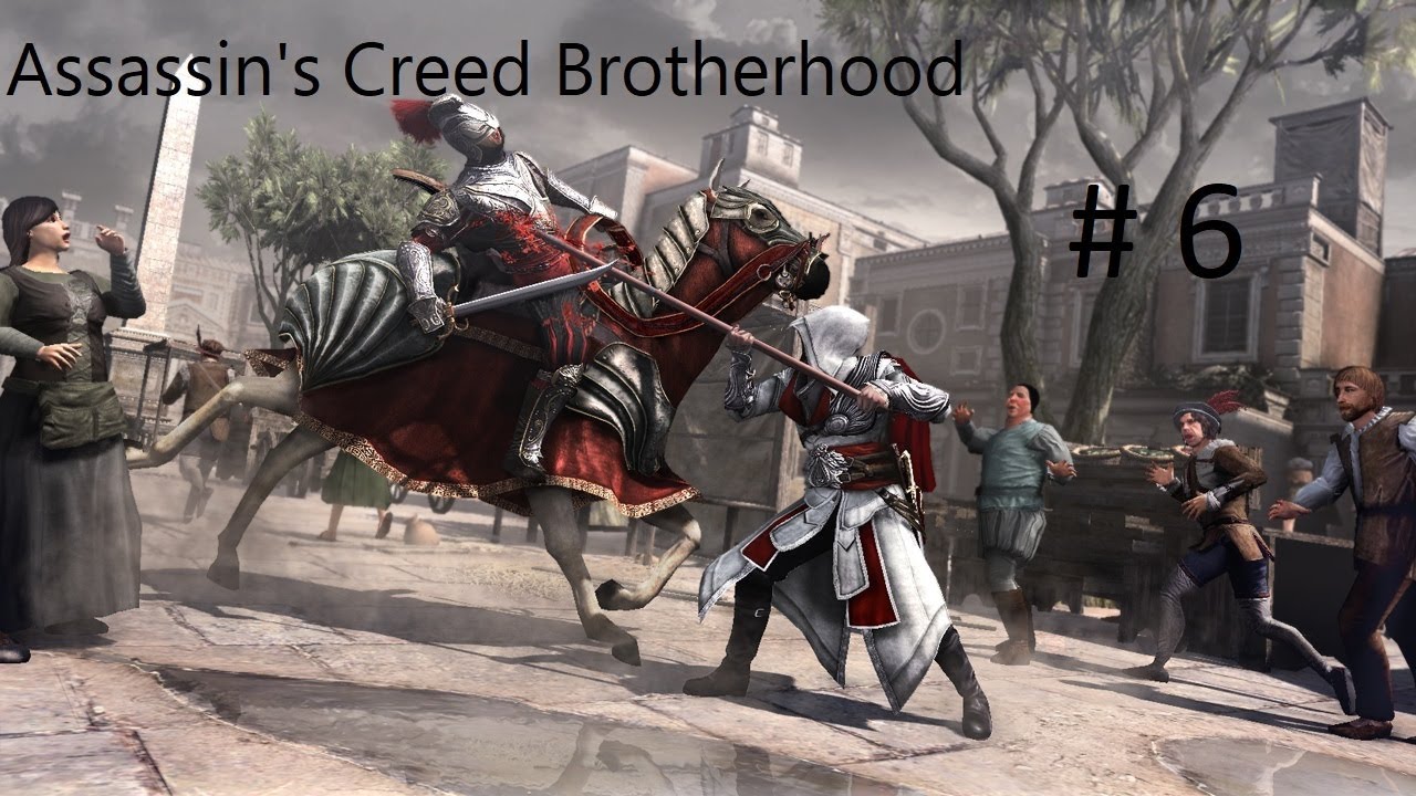 Assassin's Creed Brotherhood - Первая любовь. Убийства банкира. Прохождение # 6. Без комментариев.