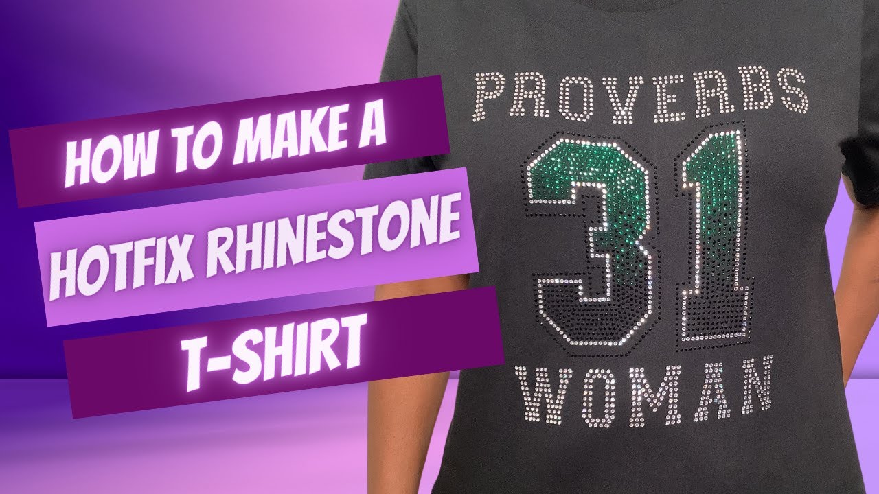 HOW TO MAKE A RHINESTONE SHIRT WITH CRICUT | ETSY SHOP RHINESTONE TEMPLATE