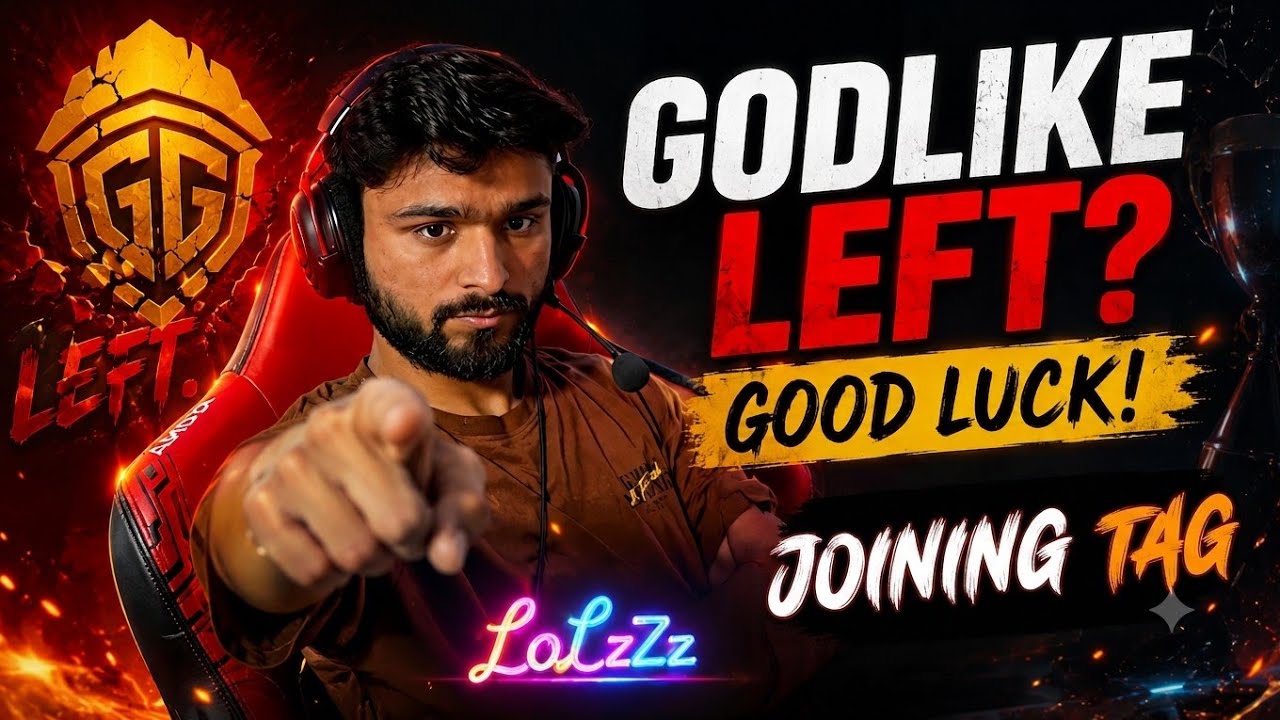 Lolzzz bold reply on Why I left GodLike 💔 Reply to haters and joining TAG #trendingvideo