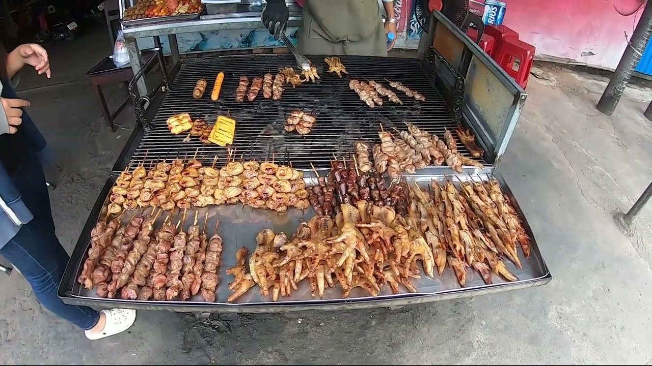 0.50$ Popular Street Food You Should Try in Krong Ta Khmau - Street Food Cambodia​
