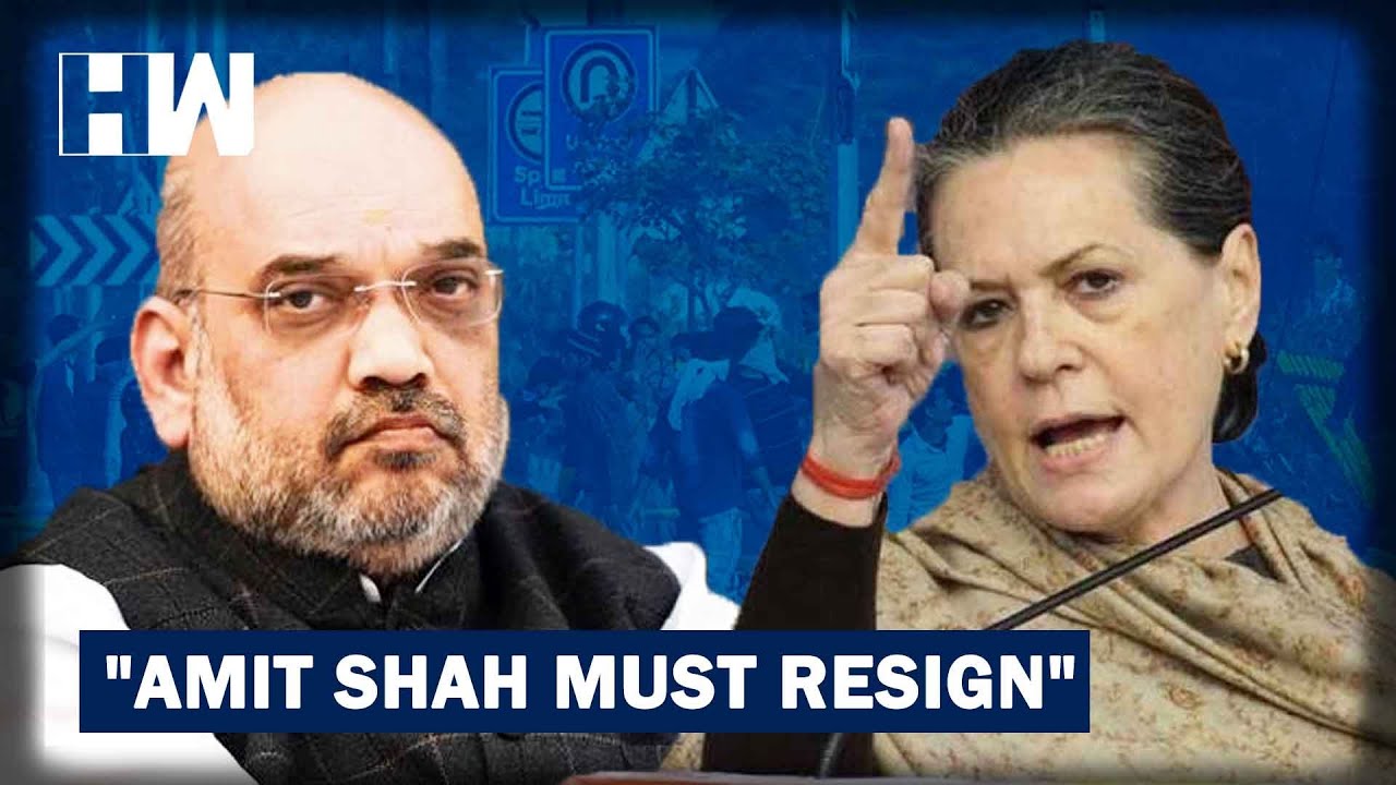 Sonia Gandhi Demands Home Minister Amit Shah's Resignation Over Delhi Riots | HW News English