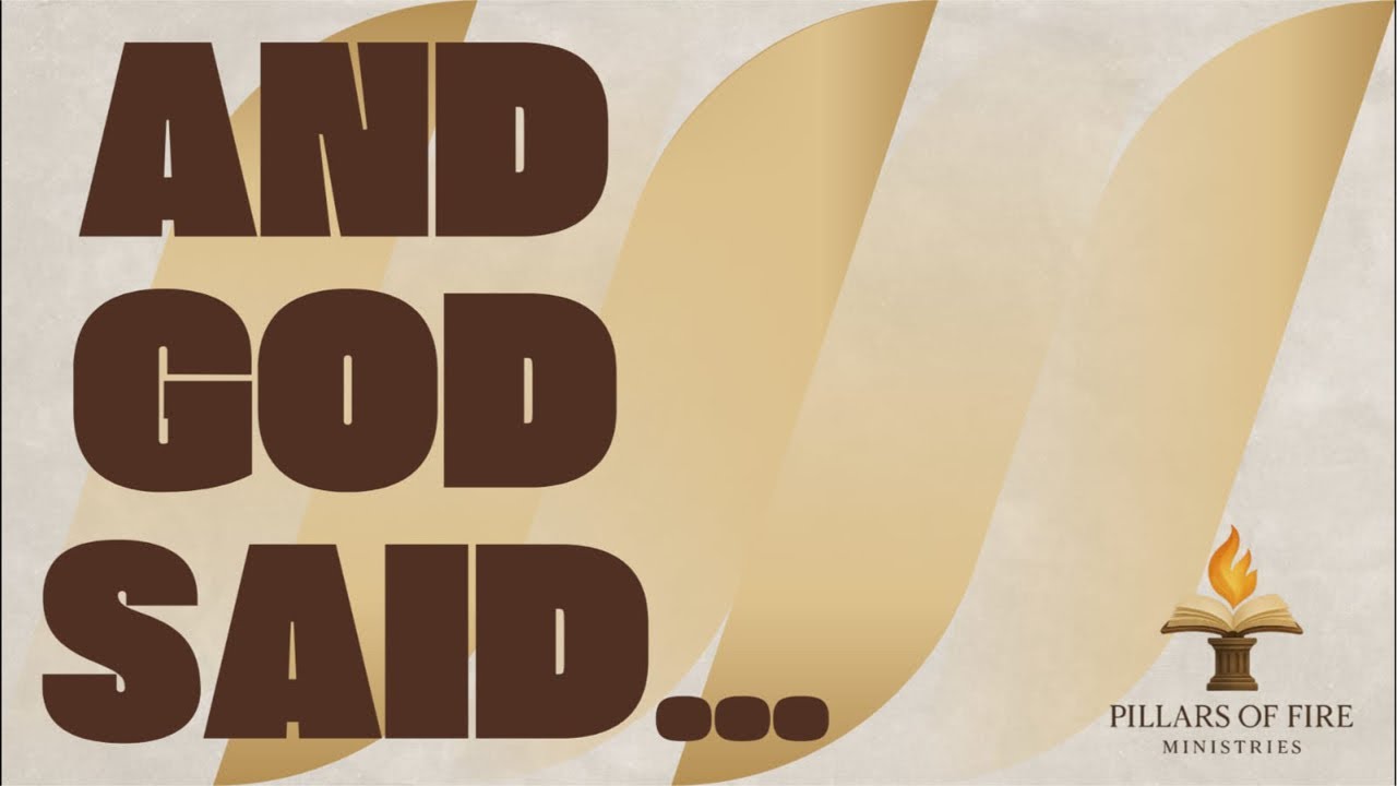 And God Said… | Ps Habalelwi Sigwadi | 13 March 2026 | Pillars Of Fire