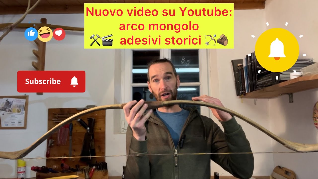 📽️ Arco mongolo originale & colla di vescica di storione – Tradizione e artigianato! 🏹🐟