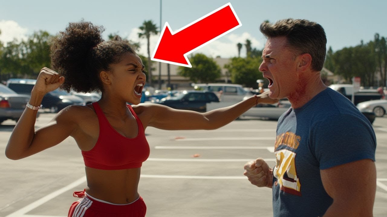 Racist White Man Hits Black Woman, Gets Shocked When She Fights Back