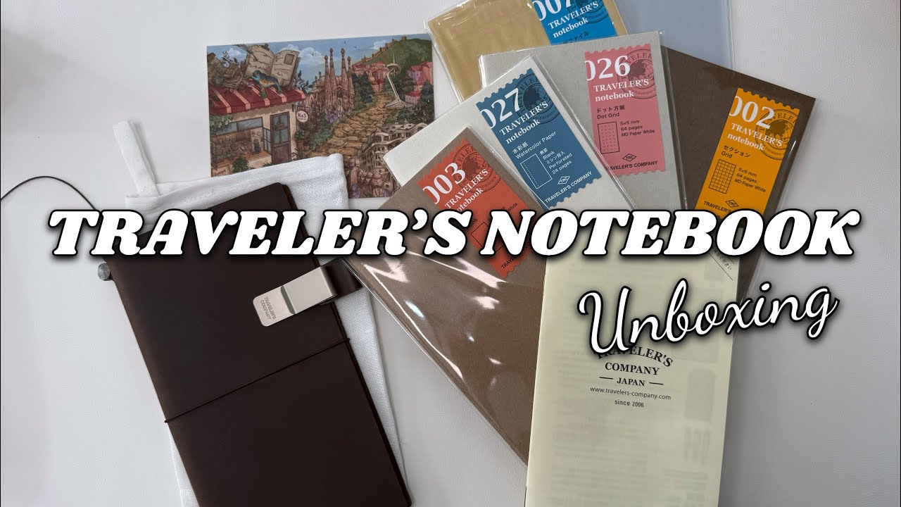 Traveler’s Notebook Regular | UNBOXING 
